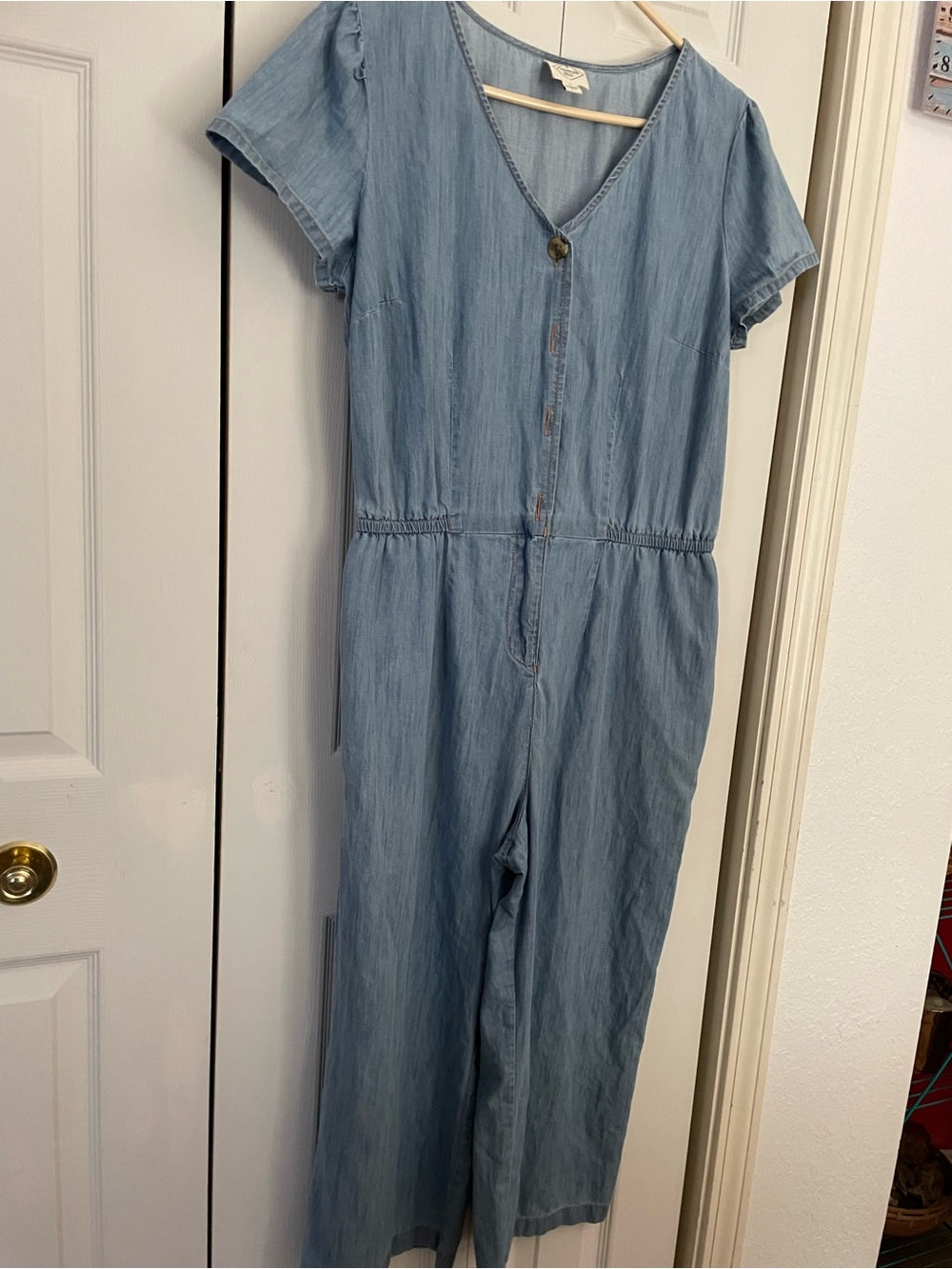 St. John's Bay Light Blue Denim Jumpsuit for Kids